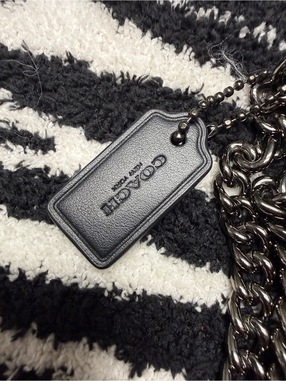 COACH Crystal Embellished Nolita 19 Wristlet - Picture 2 of 12